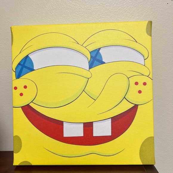 KAWS Other - KAWS SpongeBob SquarePants Canvas Print